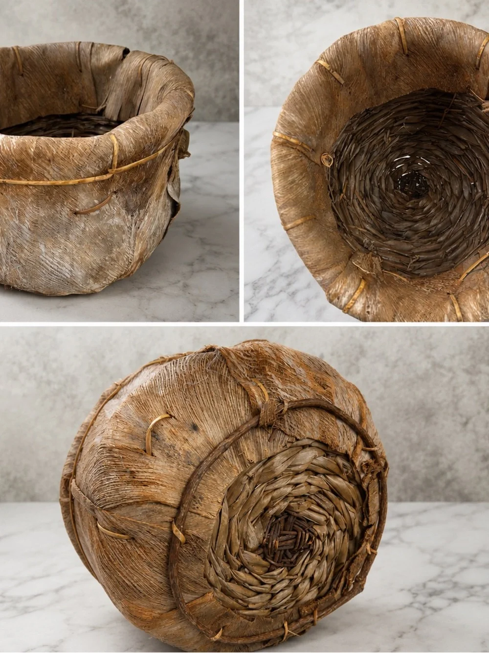 Natural Woven Brown Storage Basket